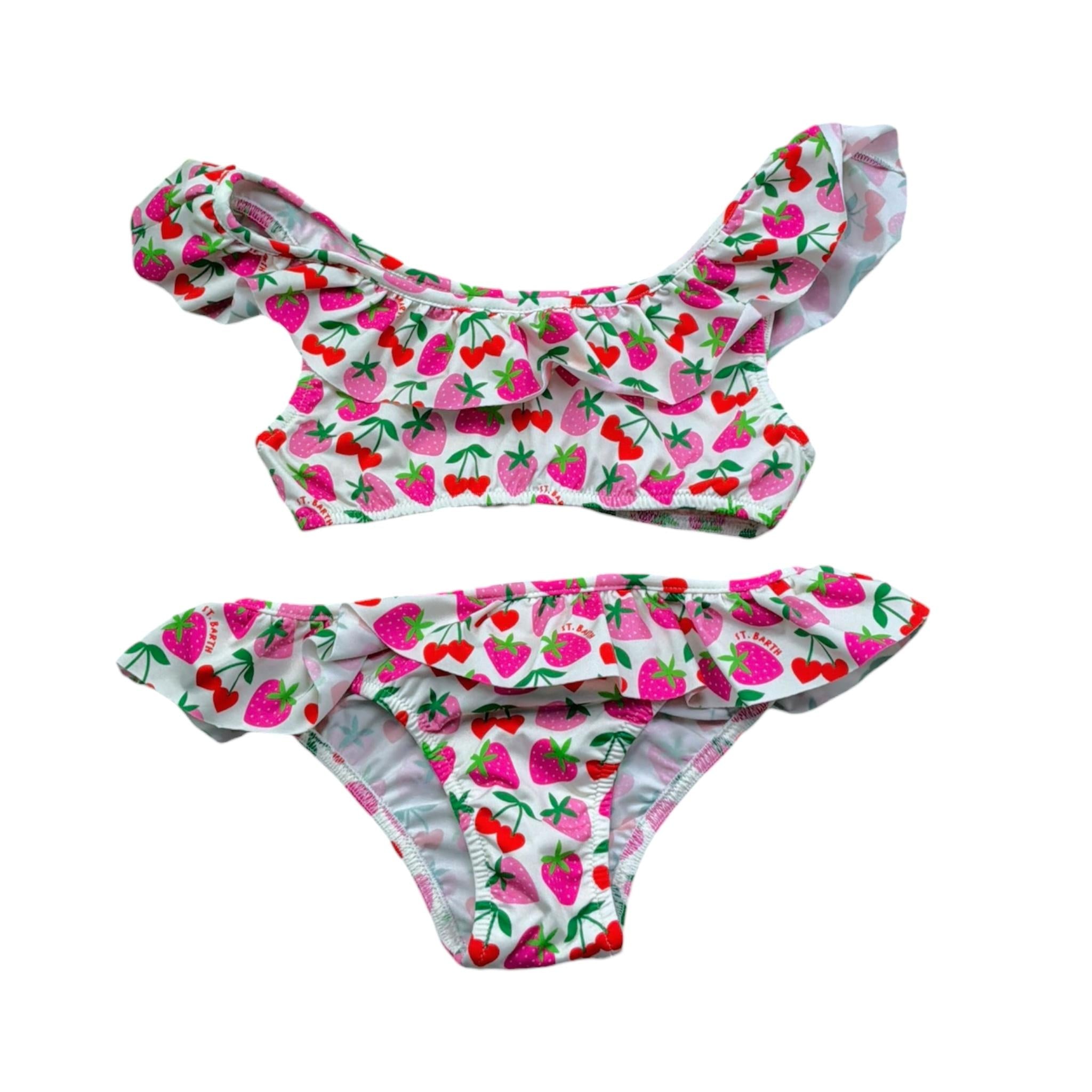 Saint Barth Costume 2 Pezzi Fascia-Slip per Bambina 00516L PANNA SAINT BARTH 