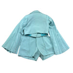 Fun & Fun Completo 2 Pezzi Giacca-Short Tinta Unita per Bambina FNCJJK01076 VERDE ACQUA FUN & FUN 