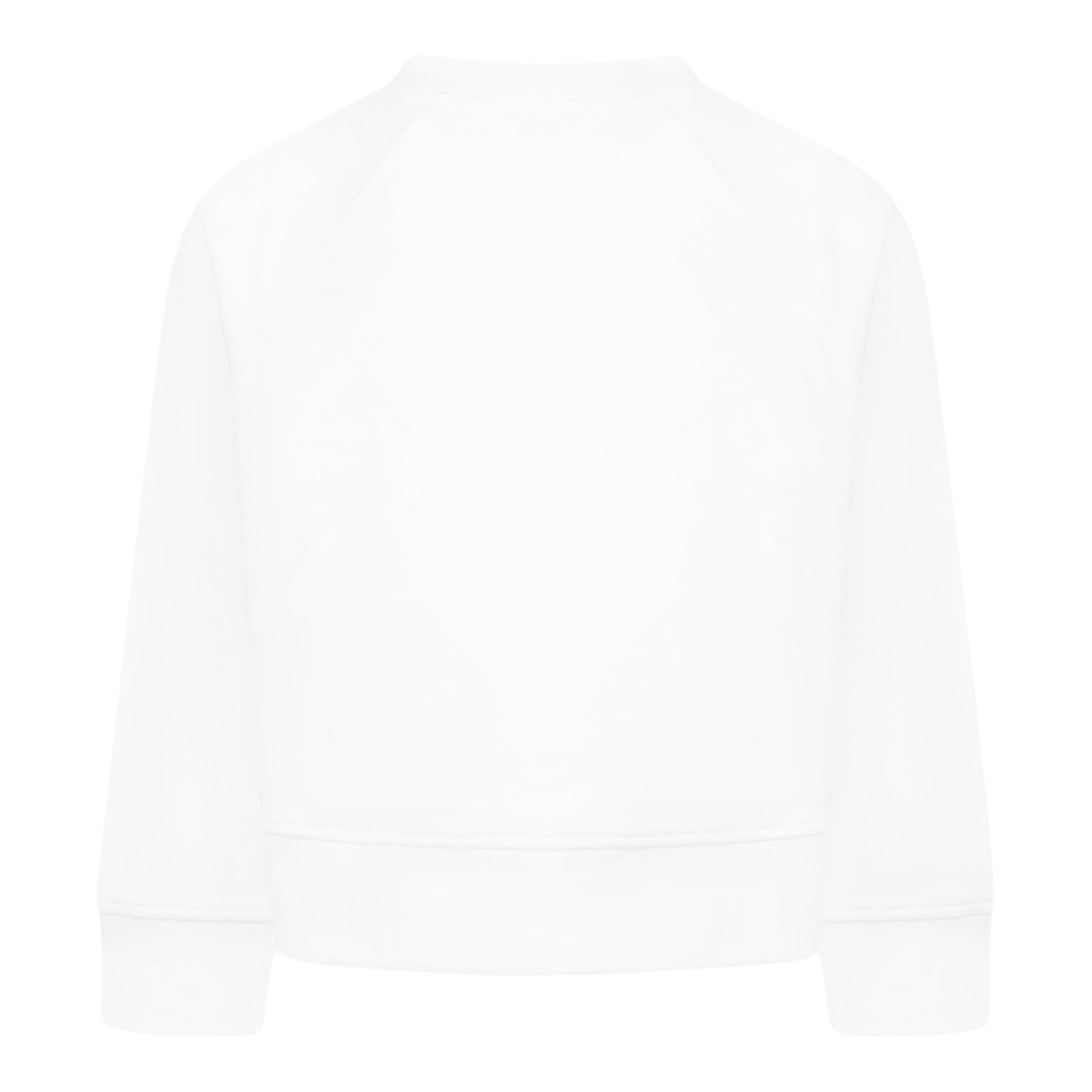 Stella Mccartney Felpa Chiusa Girocollo Tinta Unita con Stampa per Bambina TW4C90 BIANCO STELLA McCARTNEY 