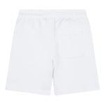 New Balance Bermuda Felpa Tinta Unita con Logo per Bambino LAKB0013 BIANCO NEW BALANCE 