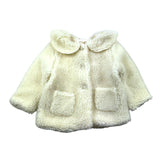 Zhoe &amp; Tobiah Solid Color Teddy Coat Cream For Baby Girl
