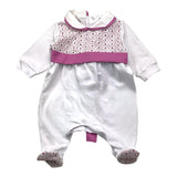 Baby Vip Onesie Solid Color With Openwork And White Belt For Newborn