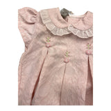 Marlu' Solid Color Pink Half Sleeve Romper For Newborn Baby Girl