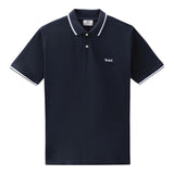 Woolrich Polo Mezza Manica Tinta Unita per Bambino CFWKPO0036 BLU WOOLRICH 