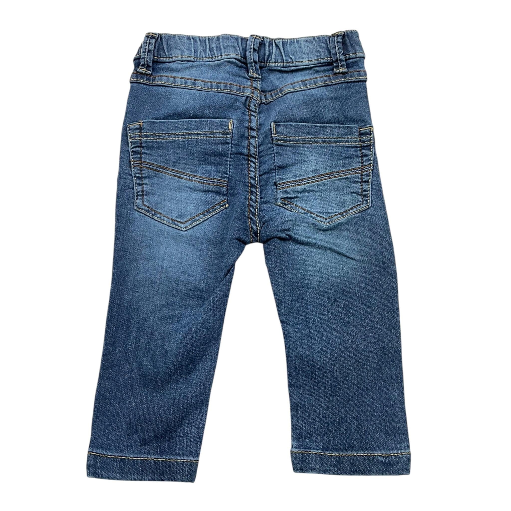 LOSAN jeans tinta unita con elastico in vita Blu per Neonato 51029966752009 BLU LOSAN 