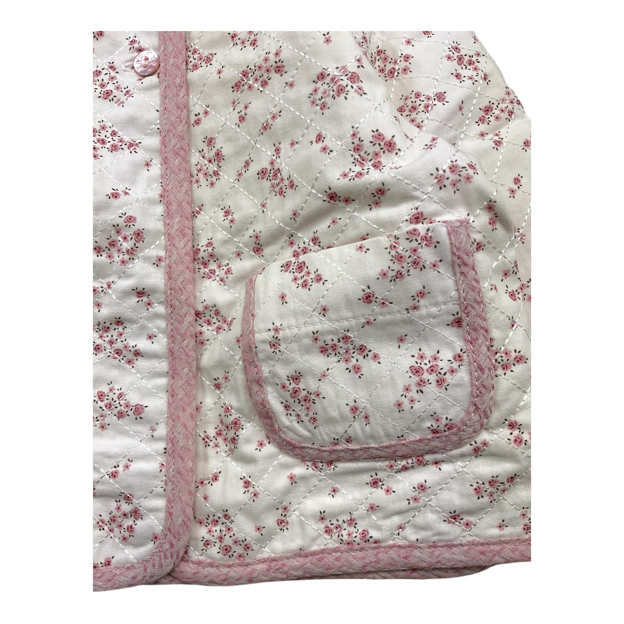 PAZ RODRIGUEZ giacca biclore con fantasia fiori Bianco per Neonata 001151971 BIANCO PAZ RODRIGUEZ 