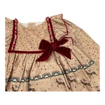 VALENTINA BEBES set abito manica lunga con culotte Beige per Bambina MAR80 BEIGE VALENTINA BEBES 