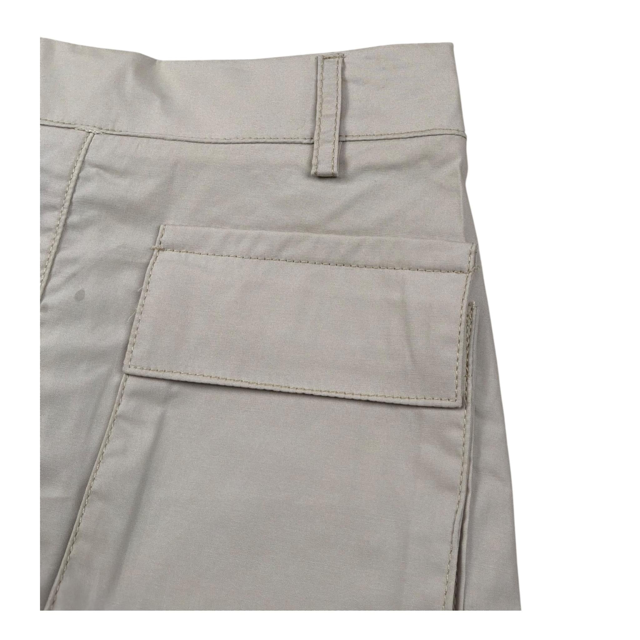 Manila Grace Gonna Tinta Unita con Tasconi per Bambina 312GMBS25X BEIGE MANILA GRACE 