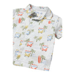 Mayoral Camicia Mezza Manica Fantasia A Righe per Neonato 1112 BIANCO MAYORAL 