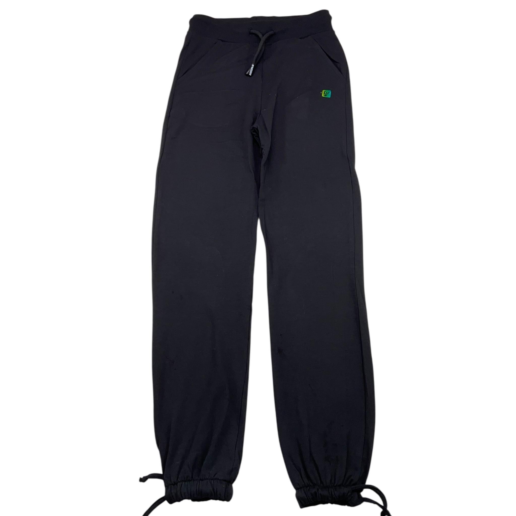 FREDDY pantalone modello tuta tinta unita con logo Nero per Bambina FR1819 NERO FREDDY 