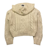 MSGM maglia tinta unita con cappuccio Panna per Bambina F3MSJGJP210 PANNA MSGM 