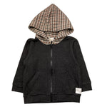 M+E' felpa con zip e cappucci tinta unita Grigio per Bambino I2423509NJ GRIGIO M+E' 