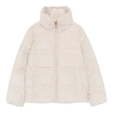 SAVE THE DUCK giubbino tinta unita in velluto Beige per Bambino J31460G BEIGE SAVE THE DUCK 
