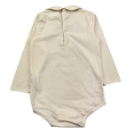 TEDDY E MINOU body manica lunga tinta unita con colletto Panna per Neonato I22BO004M7016 PANNA TEDDY E MINOU 