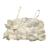 Fun &amp; Fun Top Straps Plain Ocn Applications White for Girls