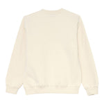 DISCLAIMER felpa tinta unita girocollo con stampa Panna per Bambino 24IDK58231 PANNA DISCLAIMER 