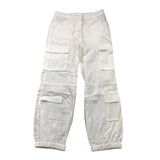 Twinset Plain Cargo Trousers Cream For Girls