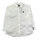 Just Cavalli Camicia Manica Lunga Tinta Unita Conlogo per Bambino JBP26034CA BIANCO JUST CAVALLI 