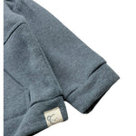 CALAMARO felpa tinta unita con cappuccio Blu per Neonato 15037X BLU CALAMARO 