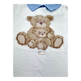 Le Bebe Pagliaccetto Mezza Manica Tinta Unita con Ricami per Neonato LBB5320 BIANCO LE BEBE 