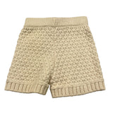 SIMONETTA short in maglia tinta unita Panna per Bambina ST6B97 PANNA SIMONETTA 