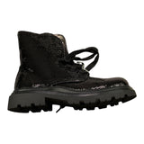 CESARE PACIOTTI anfibio tinta unita con suola in gomma Nero per Bambina 43080 NERO CESARE PACIOTTI 