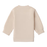 MINI BANDA felpa tinta unita girocollo con zip Beige per Neonato 3A677 BEIGE MINI BANDA 