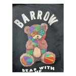 BARROW KIDS felpa tinta unita con cappuccio e stampa Nero per Bambina F4BKJGHS106 NERO BARROW KIDS 