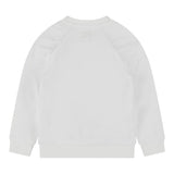 Guess Felpa Chiusa Girocollo Tinta Unita con Logo per Neonato K5RQ04KAD74 BIANCO GUESS 