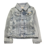 Calvin Klein Giubbino In Denim Tinta Unita con Logo per Bambino IG0IG02721 AZZURRO CALVIN KLEIN 