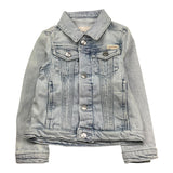 Calvin Klein Giubbino In Denim Tinta Unita con Logo per Bambino IG0IG02721 AZZURRO CALVIN KLEIN 