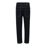 JOHN RICHMOND jeans tinta unita con stampa logo Blu per Bambino RBA24093JE BLU JOHN RICHMOND 
