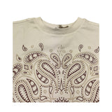 Eleventy T-Shirt Girocollo Tinta Unita con Stampe per Bambino EW8P11 BIANCO ELEVENTY 