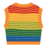 N°21 Multicolor Vest With Multicolor Embroidery For Girls