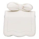 Monnalisa Mini Borsa Tinta Unita con Applicazioni per Bambina 39E003 PANNA MONNALISA 