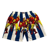 Saint Barth Costume Bicolore con Stampa Marvel per Bambino HAI0001 BIANCO/BLU SAINT BARTH 