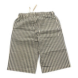 Zhoe &amp; Tobiah Solid Color Bermuda Shorts With Striped Pattern Grey For Boys