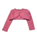 Monnalisa Solid Color Pink Shrug for Girls