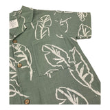 Play Up Camicia Tinta Unita con Fantasia per Bambino PA033AQ11252 VERDE PLAY UP 