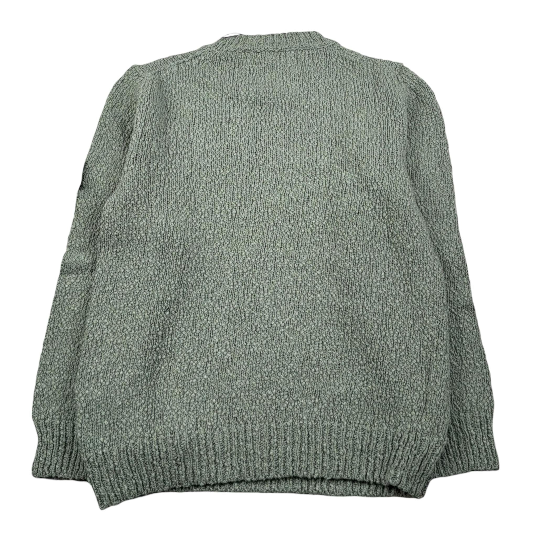 Stone Island Maglia Girocollo Tinta Unita con Logo per Bambino K1S165100019 VERDE STONE ISLAND 