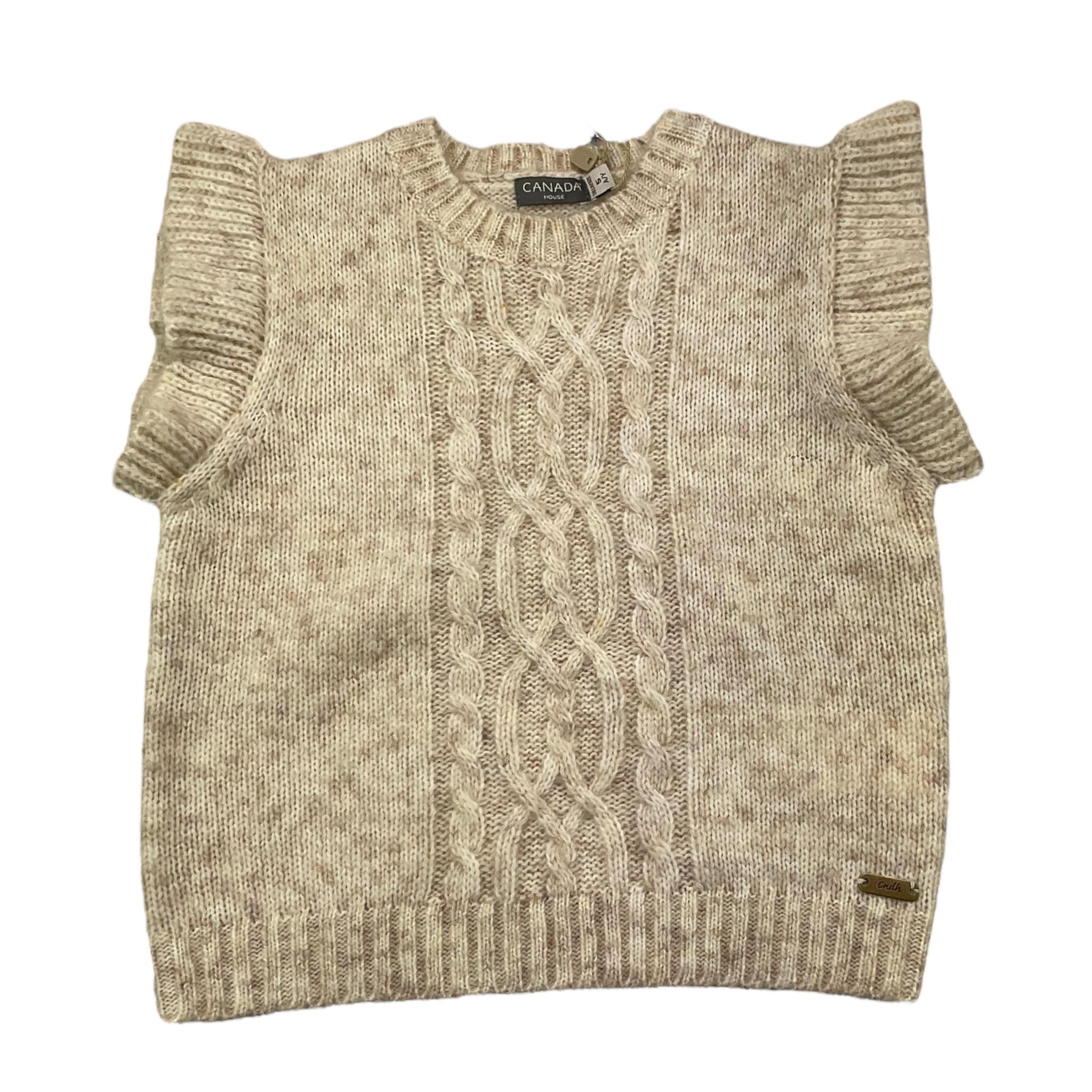 CANADA HOUSE smanicato tinta unita girocollo Beige per Bambina 24482721 BEIGE CANADA HOUSE 