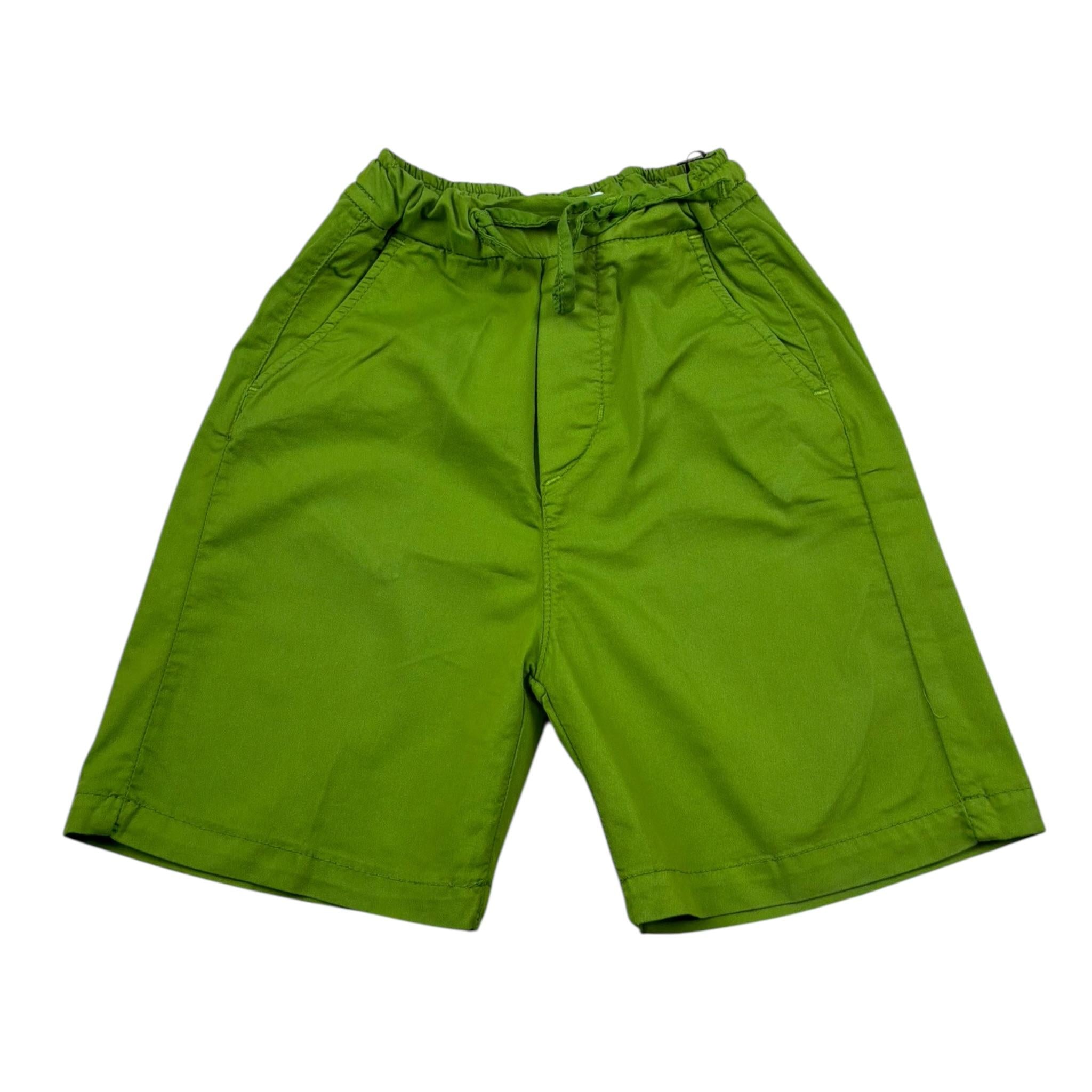 Paolo Pecora Bermuda Tinta Unita con Elastic In Vita per Bambino PP3616 VERDE PAOLO PECORA 