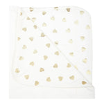 MOSCHINO coperta tinta unita con fantasia Bianco per Neonata MDB001 BIANCO MOSCHINO 