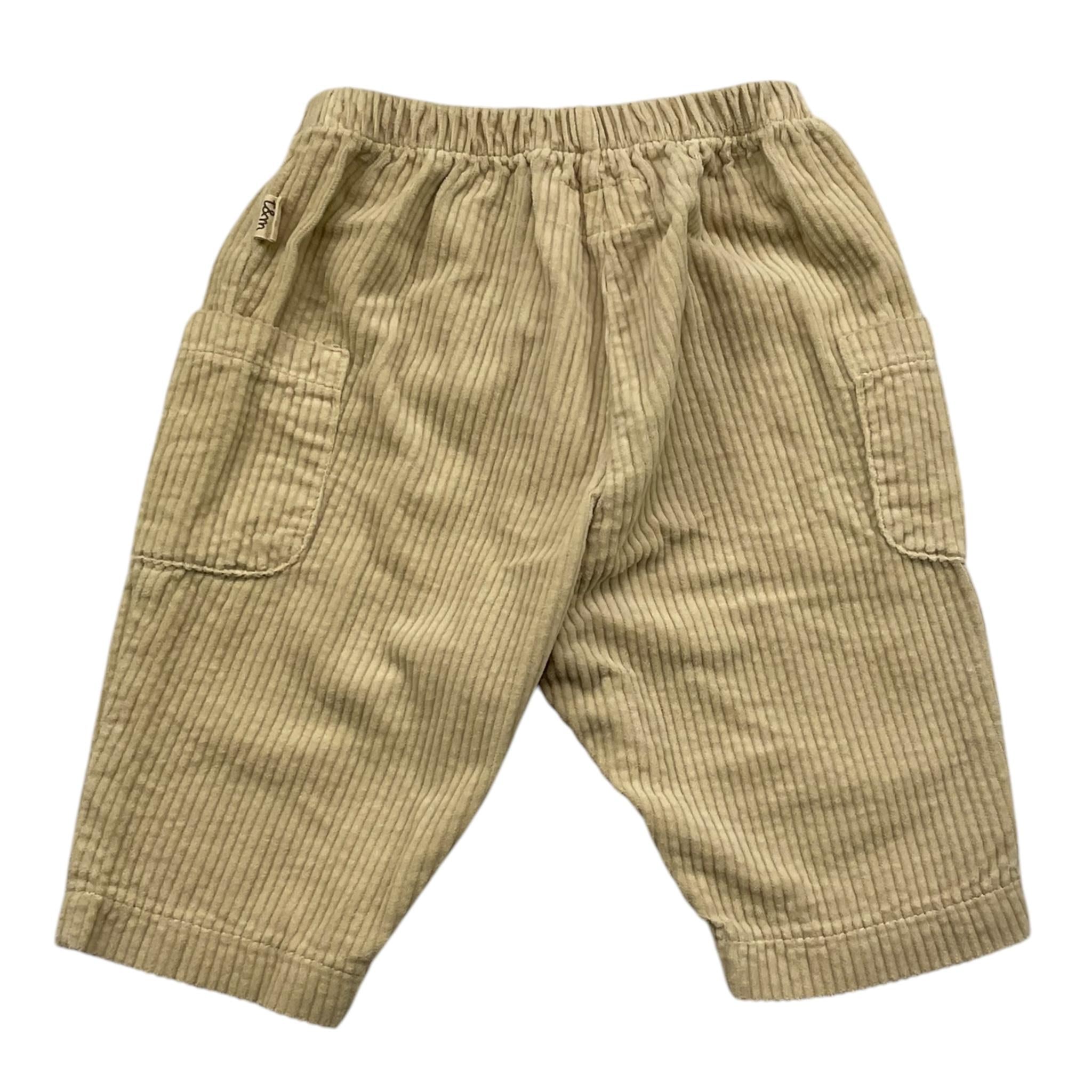 TEDDY E MINOU pantalone tinta unita con elastico in vita Beige per Neonato I24PT010V60020 BEIGE TEDDY E MINOU 