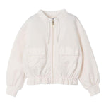 Mayoral Felpa Tinta Unita con Zip per Bambina 3410 PANNA MAYORAL 
