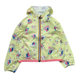 K-Way Giubbino Stampa Fantasia con Loghi per Bambina K2148SWX GIALLO K-WAY 