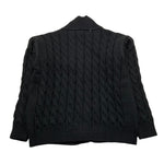 OFFICINA MILANESE cardigan tinta unita scollo a v Nero per Bambino JCARDIGAN NERO OFFICINA MILANESE 