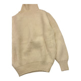 JURTA maglia collo alto tinta unita Panna per Bambina RE4K PANNA JURTA 