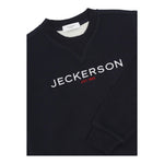 JECKERSON felpa tinta unita girocollo con stampa Blu per Bambino J4429 BLU JECKERSON 