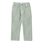 IL GUFO pantalone tinta unita con girovita regolabile Verde acqua per Bambino A24PL093V6022J VERDE ACQUA IL GUFO 